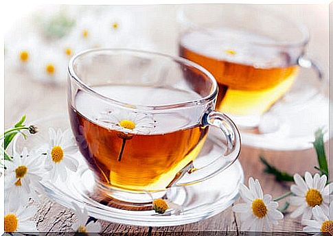 Chamomile infusion for poor digestion