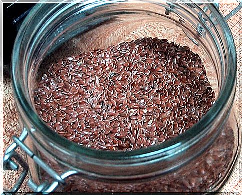 Flax seeds.