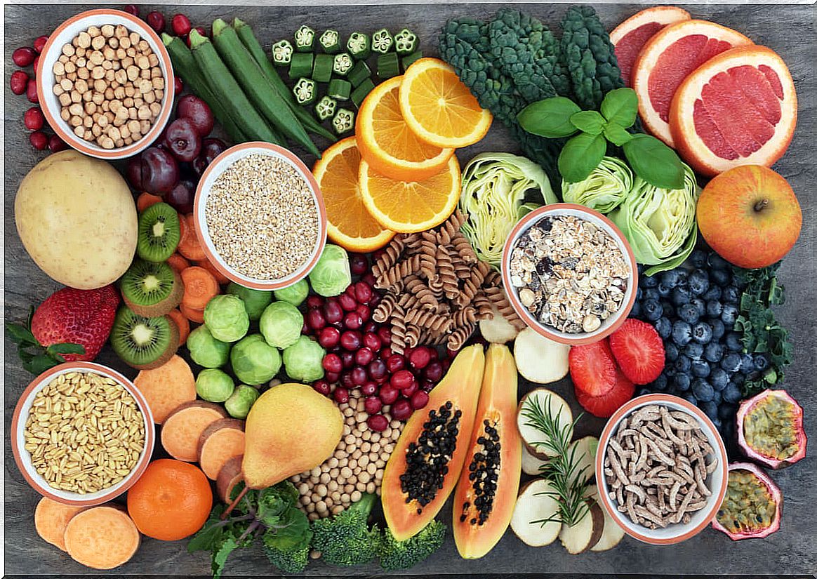 What happens to the body after an excess of fiber?