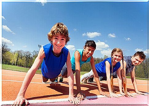 Kids Exercising for Good Back Health