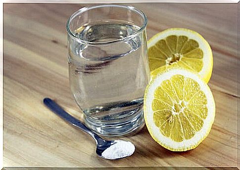 Water with lemon and salt