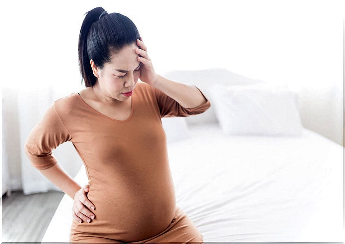 Dizziness in pregnant women.