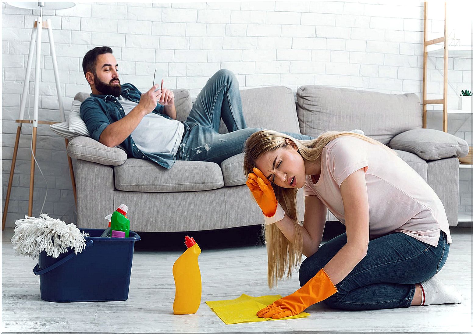 Why doesn't my partner help me clean?