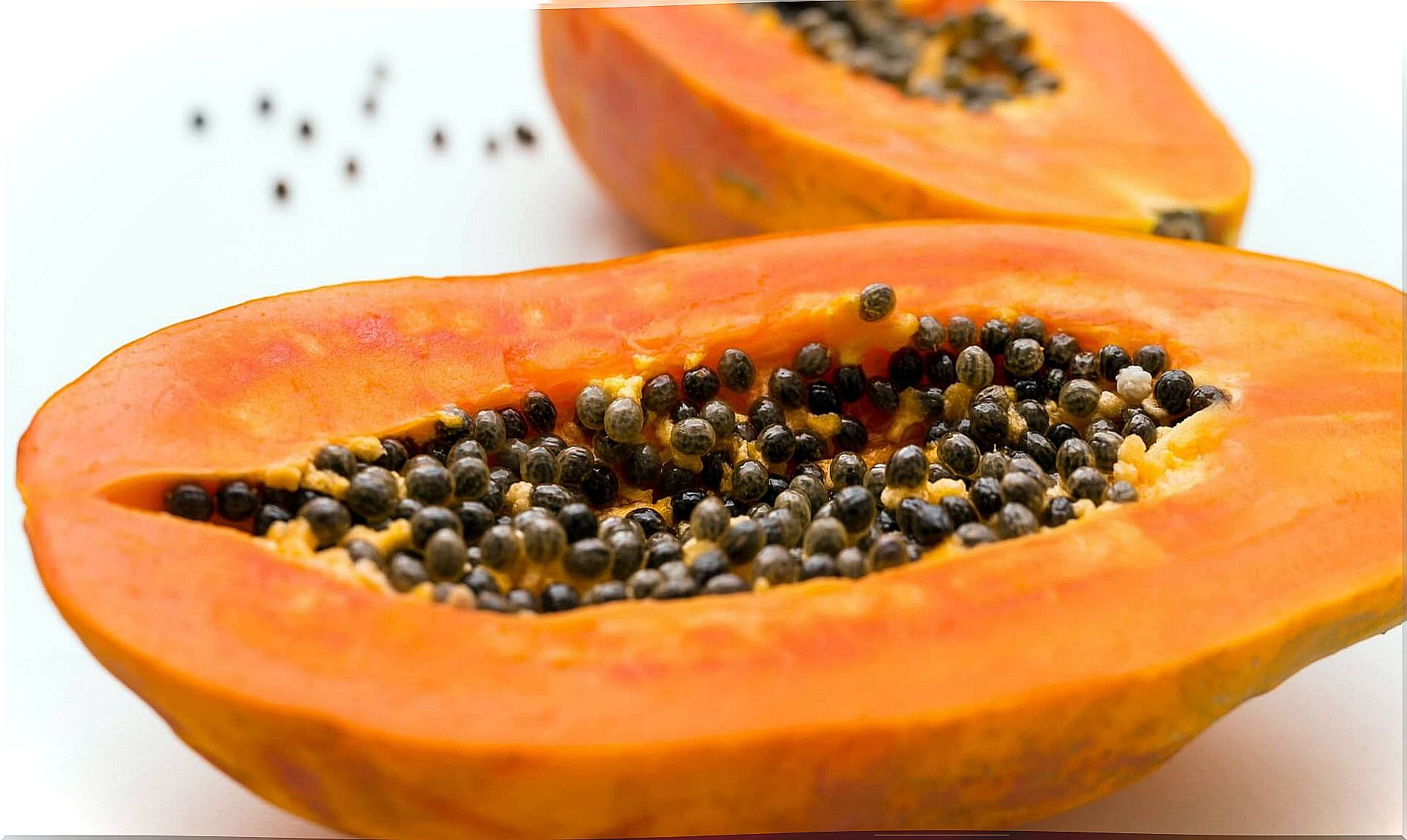 Papaya fruit.