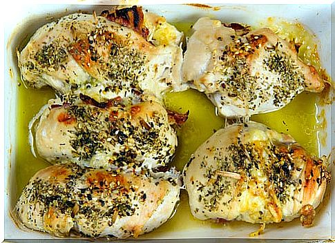 stuffed chicken rolls