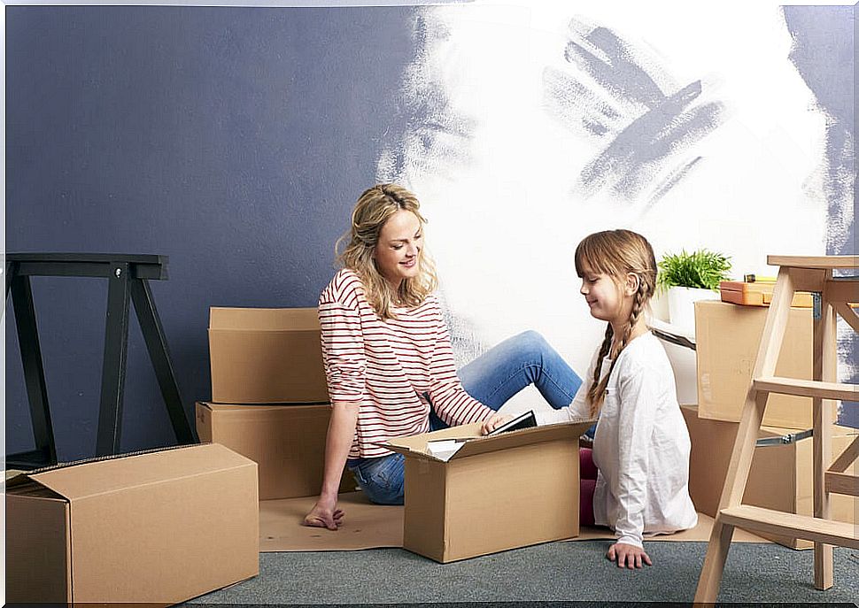 Create a new space in a divorced family.