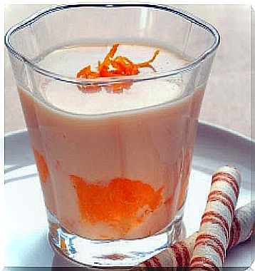 orange papaya yogurt